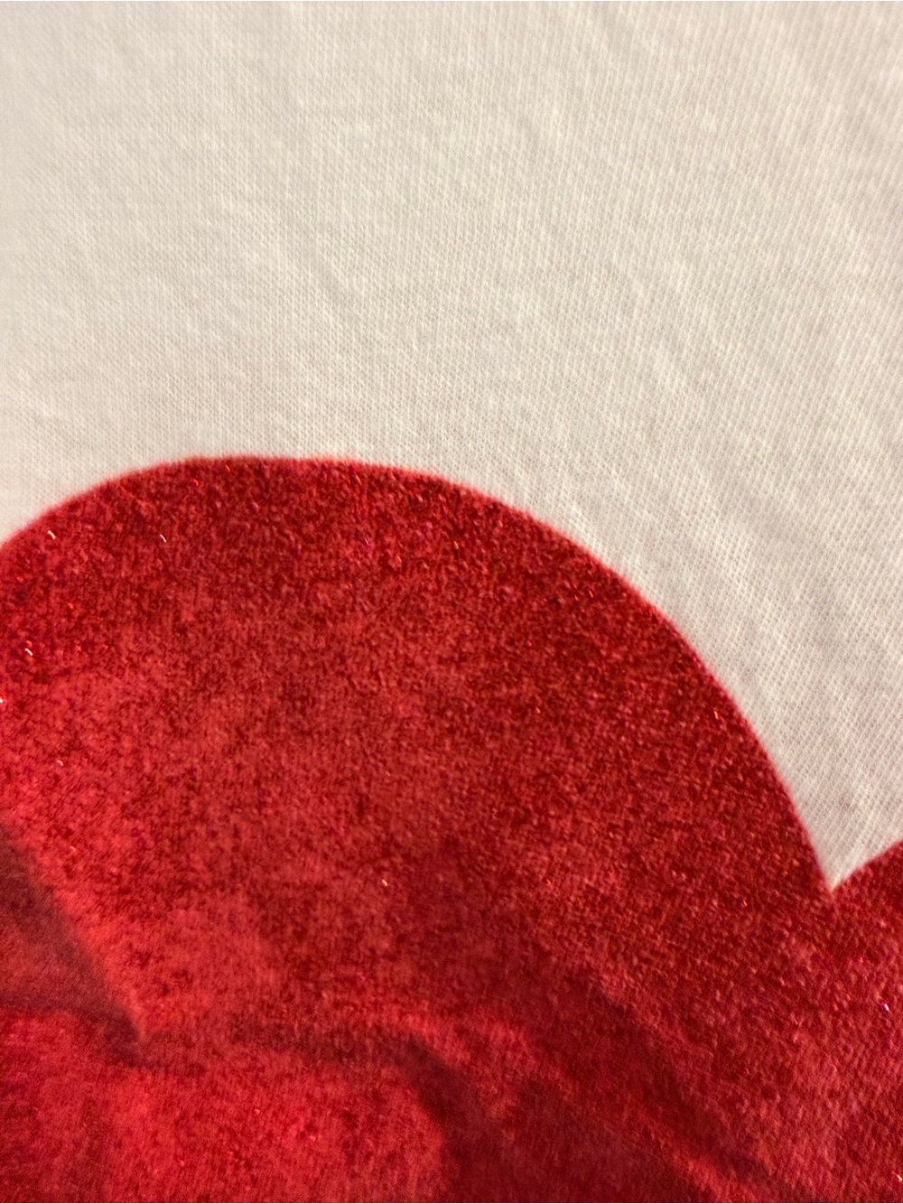 Wildfox White Short-Sleeve Tee with Red Heart Graphic - Picture 3 of 6